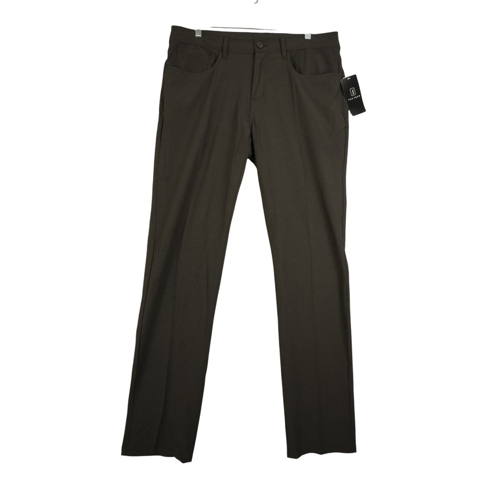 NWT PGA Tour Course Comfort 4-Way Stretch Golf Pant Men's 34x34 Black
